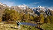 Da Borno in Val Camonica bella traversata Rif. Laeng - Rif. S. Fermo sulle pendici del Pizzo Camino il 19 ottobre 2010 - FOTOGALLERY